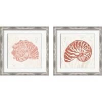 Framed 'Seaside Style 2 Piece Framed Art Print Set' border=