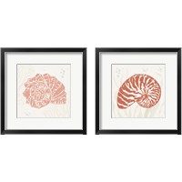 Framed 'Seaside Style 2 Piece Framed Art Print Set' border=