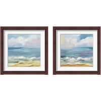 Framed 'Del Mar Sky 2 Piece Framed Art Print Set' border=