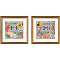 Framed 'Fall at the Farm 2 Piece Framed Art Print Set' border=