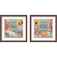 Framed 'Fall at the Farm 2 Piece Framed Art Print Set' border=