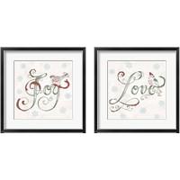 Framed 'Christmas Season 2 Piece Framed Art Print Set' border=