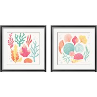 Framed 'Under the SeaSeries 2 Piece Framed Art Print Set' border=