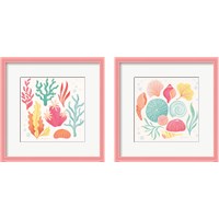 Framed 'Under the SeaSeries 2 Piece Framed Art Print Set' border=