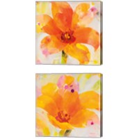 Framed Bright Tulips 2 Piece Canvas Print Set