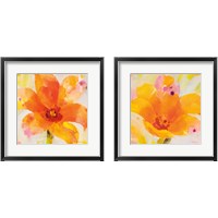 Framed Bright Tulips 2 Piece Framed Art Print Set