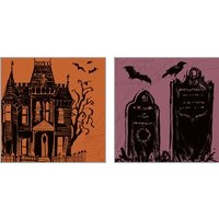 Framed 'Haunted  2 Piece Art Print Set' border=