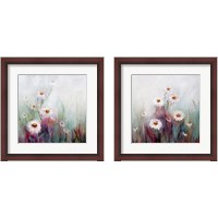 Framed 'Wildflowers  2 Piece Framed Art Print Set' border=