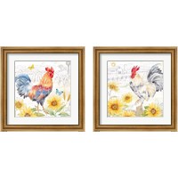 Framed 'Good Morning Sunshine 2 Piece Framed Art Print Set' border=