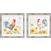 Framed 'Good Morning Sunshine 2 Piece Framed Art Print Set' border=