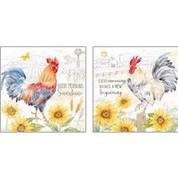 Framed 'Good Morning Sunshine 2 Piece Art Print Set' border=