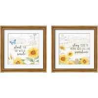 Framed Good Morning Sunshine 2 Piece Framed Art Print Set