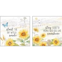 Framed Good Morning Sunshine 2 Piece Art Print Set