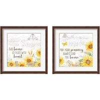 Framed 'Good Morning Sunshine 2 Piece Framed Art Print Set' border=