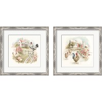 Framed 'Countryside  2 Piece Framed Art Print Set' border=