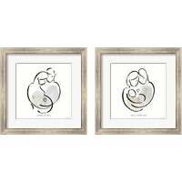 Framed 'Lines of Life 2 Piece Framed Art Print Set' border=