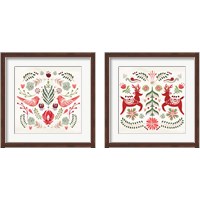 Framed 'Festive Season 2 Piece Framed Art Print Set' border=