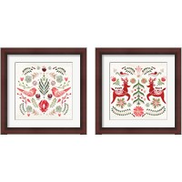 Framed 'Festive Season 2 Piece Framed Art Print Set' border=