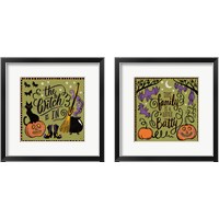 Framed Halloween Expressions 2 Piece Framed Art Print Set