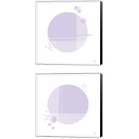 Framed 'Tribeca Purple 2 Piece Canvas Print Set' border=