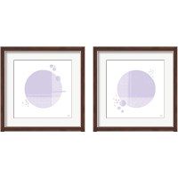 Framed 'Tribeca Purple 2 Piece Framed Art Print Set' border=