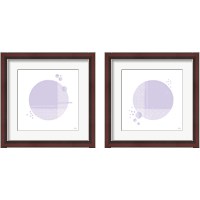 Framed 'Tribeca Purple 2 Piece Framed Art Print Set' border=