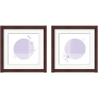Framed Tribeca Purple 2 Piece Framed Art Print Set