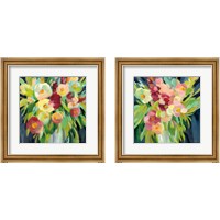 Framed Spring Flowers in a Vase 2 Piece Framed Art Print Set