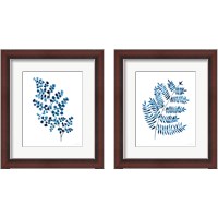 Framed Blue Fern 2 Piece Framed Art Print Set