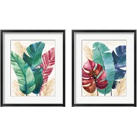 Framed 'Tropics 2 Piece Framed Art Print Set' border=