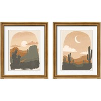 Framed Warm Desert 2 Piece Framed Art Print Set