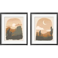 Framed Warm Desert 2 Piece Framed Art Print Set
