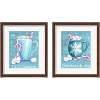 Framed Peppermint Cocoa 2 Piece Framed Art Print Set