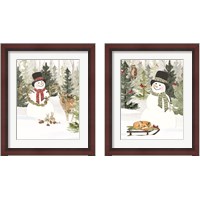 Framed Christmas in the Woods 2 Piece Framed Art Print Set