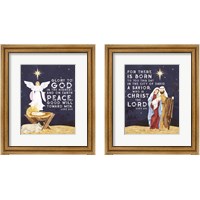 Framed 'Nativity 2 Piece Framed Art Print Set' border=