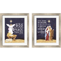 Framed Nativity 2 Piece Framed Art Print Set