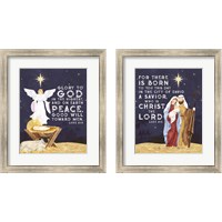 Framed 'Nativity 2 Piece Framed Art Print Set' border=