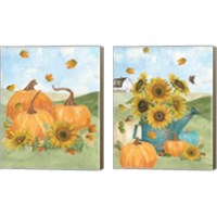 Framed Fall Sunshine 2 Piece Canvas Print Set