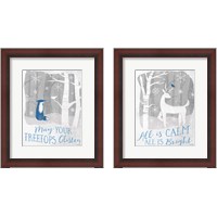 Framed Woodland Wishes 2 Piece Framed Art Print Set