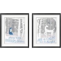 Framed 'Woodland Wishes 2 Piece Framed Art Print Set' border=