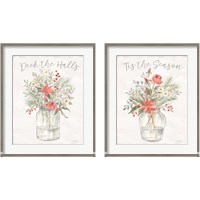 Framed 'Woodland Christmas 2 Piece Framed Art Print Set' border=