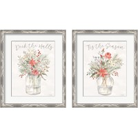 Framed 'Woodland Christmas 2 Piece Framed Art Print Set' border=