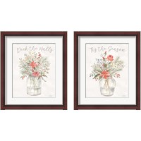 Framed Woodland Christmas 2 Piece Framed Art Print Set