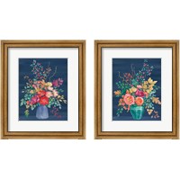 Framed Floral Drama 2 Piece Framed Art Print Set