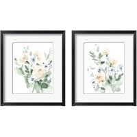 Framed 'Summer Wildflowers 2 Piece Framed Art Print Set' border=