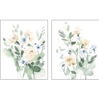 Framed Summer Wildflowers 2 Piece Art Print Set