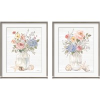 Framed Coastal Cottage 2 Piece Framed Art Print Set