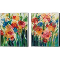 Framed Bright Bloom 2 Piece Canvas Print Set
