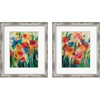 Framed 'Bright Bloom 2 Piece Framed Art Print Set' border=