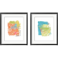 Framed 'Beach Day 2 Piece Framed Art Print Set' border=